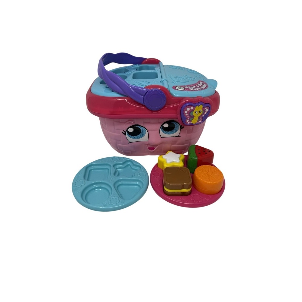 LeapFrog Shapes and Sharing Picnic Basket, Multicolor Role Play Toy‎ for Infants